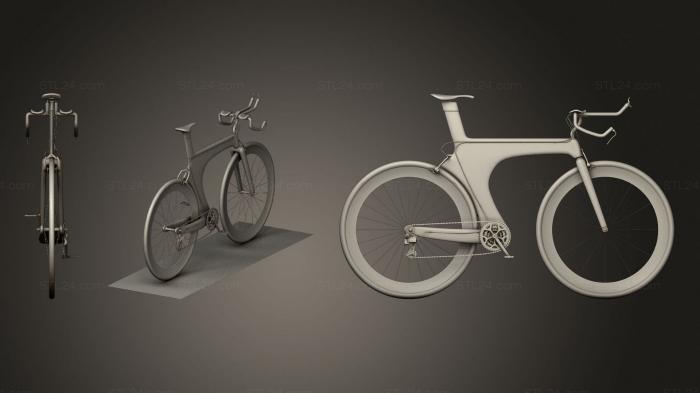 Автомобили и транспорт (Велосипед 42, CARS_4143) 3D модель для ЧПУ станка